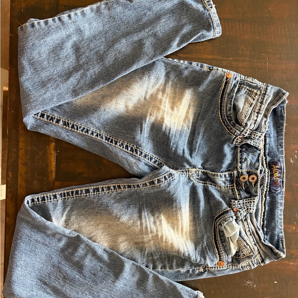 Angels Distressed Blue Skinny Jeans - Picture 5 of 7